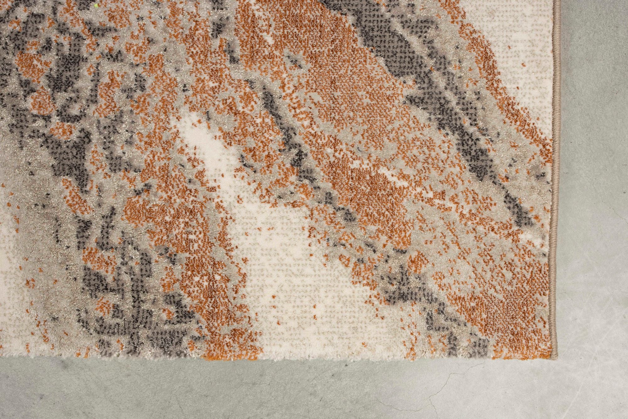 Zuiver Solar Grey/Terra Rectangle Rug 200x290